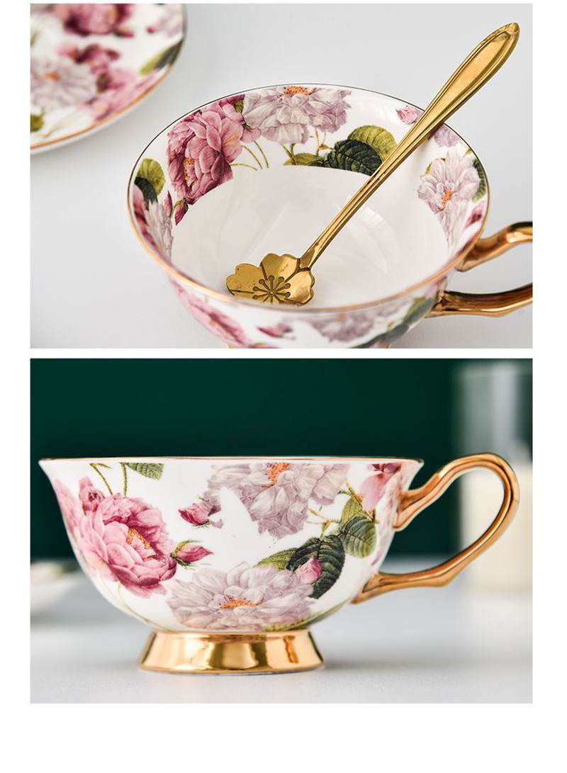 Conjunto de Xícara de Café e P - Coffee Tea English avaliação e preço