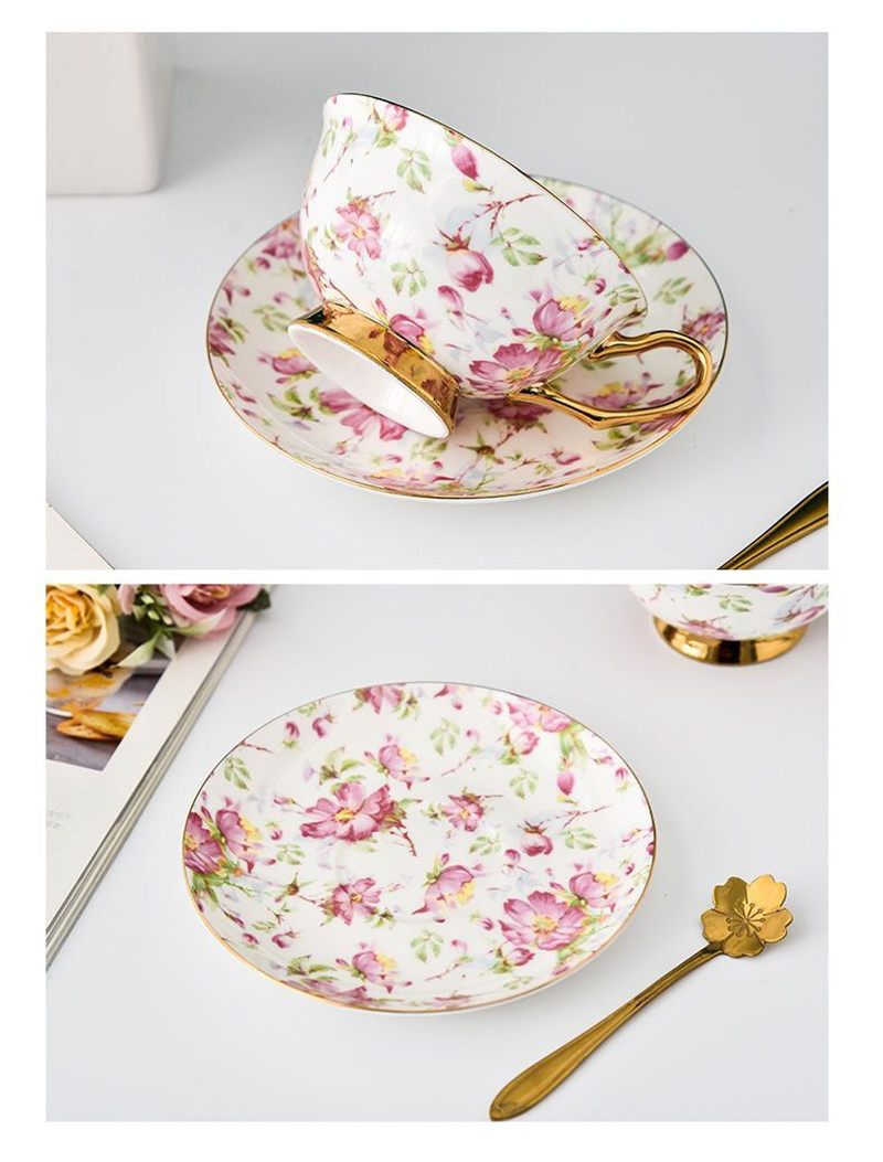 Conjunto de Xícara de Café e P - Coffee Tea English avaliação e preço