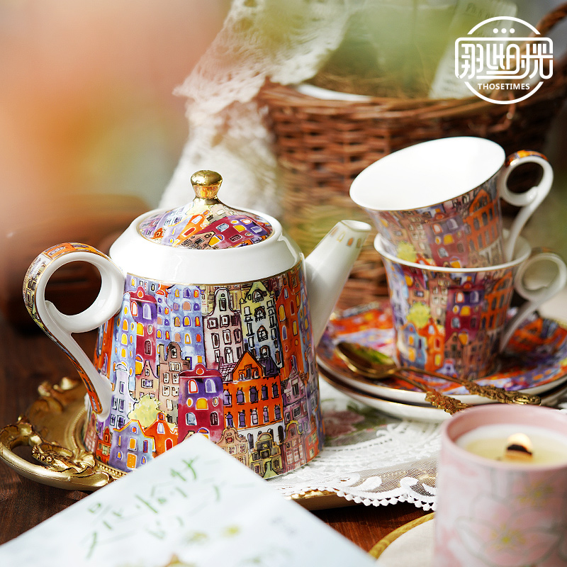Conjunto de chá de xícara de c - Coffee Tea English avaliação e preço