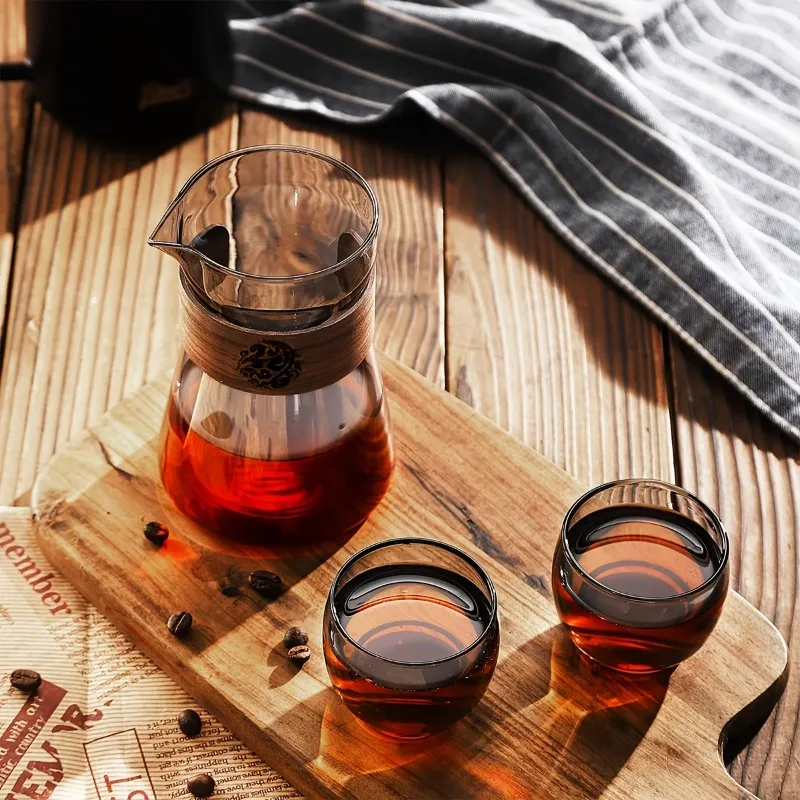 1/2 Peças Jarra de Vidro para  - Coffee Tea Decanter avaliação e preço